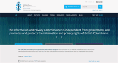 Desktop Screenshot of oipc.bc.ca